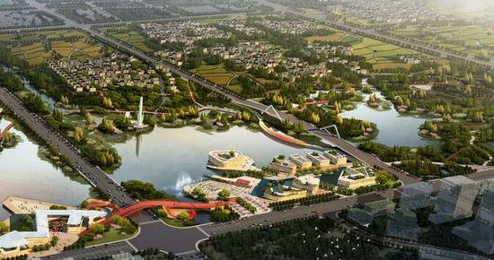 生態(tài)廊道效果預(yù)覽圖